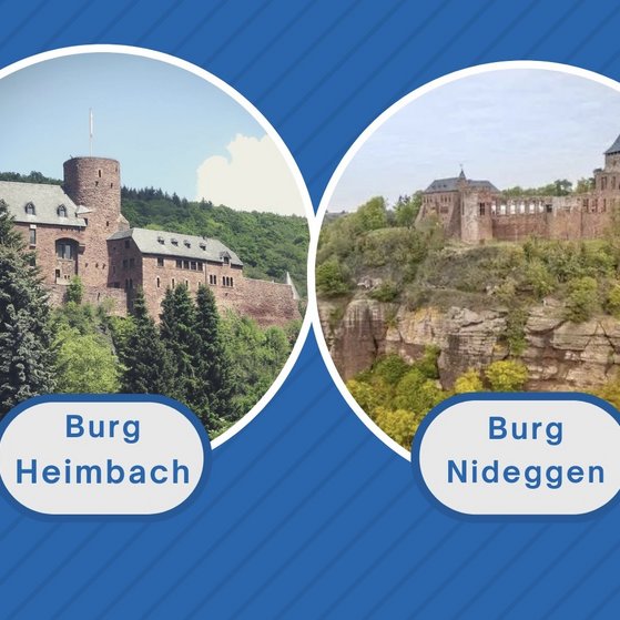Burgen Heimbach und Nideggen