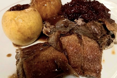 Gänsebraten