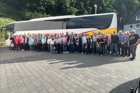 Die Teilnehmer des Ausflugs