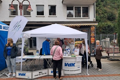Info-Stand auf dem Stadtfest