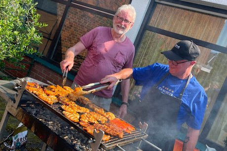 Beide Grillmeister zusammen