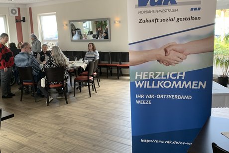 Das Banner des OV Weeze