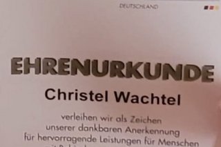 Ehrenurkunde