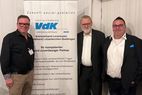 VdK-Mitglieder und Bezirksbürgermeister Martin Krampf
