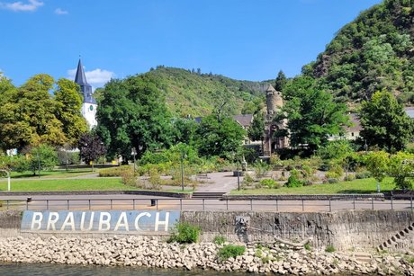 Bei Braubach wurde gewendet