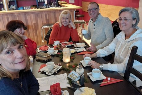 Besucher des Weckmannessens