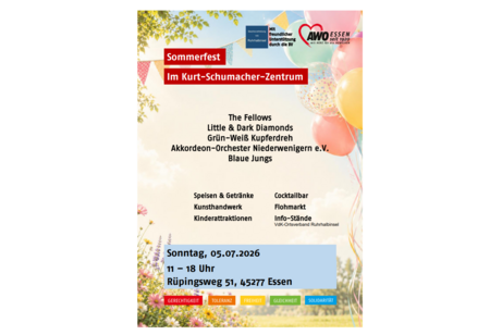 Plakat AWO Sommerfest