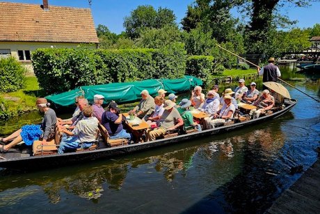 ...... und die zweite Gruppe war auch auf der Spree unterwegs