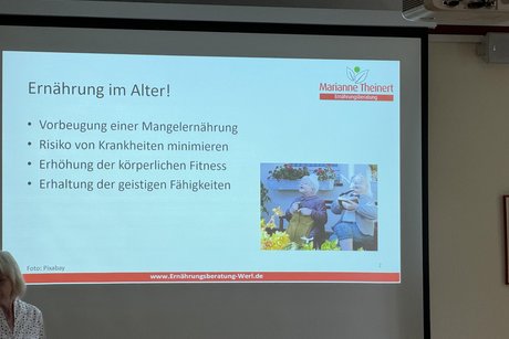 Blick in den Vortragssaal Blick in den Vortragssaal