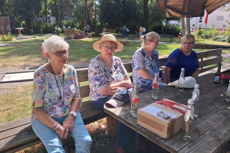 Impressionen vom Grillen und Minigolf