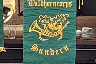 Banner des Waldhorncorps Sundern