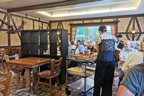 Kaffee und Kuchen im Landcafe Haus Immdendorf