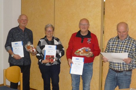 Ehrung f&uuml;r 20 j&auml;hrige Mitgliedschaft durch den stellvertretenden Vorsitzenden