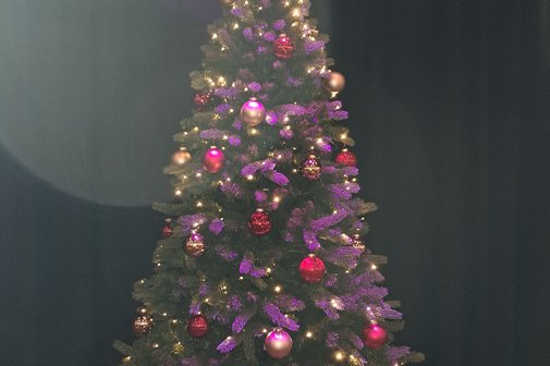 festlich geschm&uuml;ckter Weihnachtsbaum