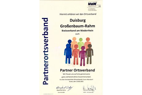 Urkunde: Partnerortsverband