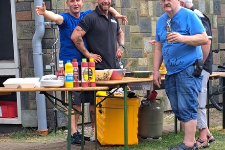 Grillstand Vier Personen am Grillstand