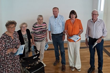 Auf der Jahreshauptversammlung 2026 konnte der Ortsverbandsvorsitzende Michael Franke langj&auml;hrige Mitglieder f&uuml;r ihre Treue zum Verband ehren.