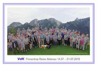 Unsere Reisegruppe nach Abtenau 2019