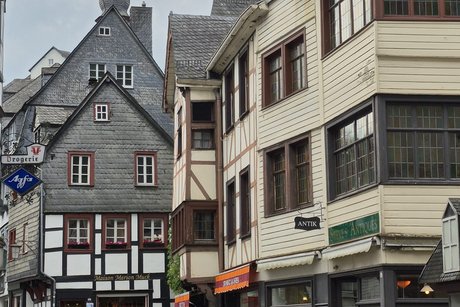 Innenstadt von Monschau.