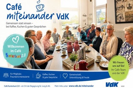 Einladung zu Cafe Miteinander monatlich