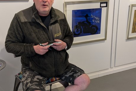 Waldi bei der Autogramm Stunde nur für uns Waldis Eifel Antik