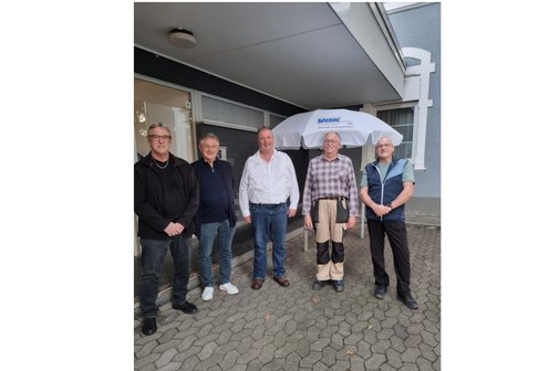 Von links nach rechts: Detlef Piske Kassenprüfer, Rainer Kuhn Kassierer, Uwe Holtmann Vorsitzender, Peter Felbecker Kassenprüfer, Thomas Dohmen stellvertretender Vorsitzender und Schriftführer