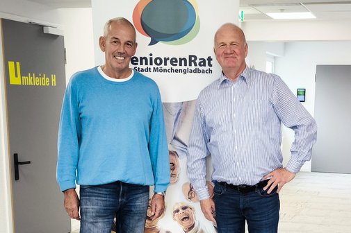 Ulrich Pesch(li.) und Herbert Hoffacker Auf dem Foto sind Herr Pesch und Herr Hoffacker abgebildet.