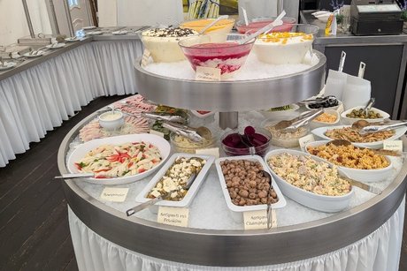 Teil des Buffet