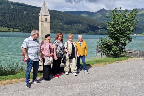 Pause am Reschensee Meran