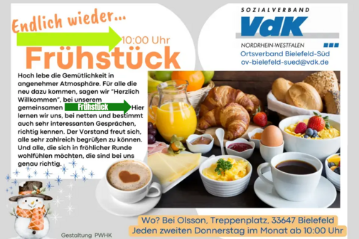 F&uuml;hst&uuml;ck im Caf&eacute; Olsson