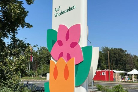 Auf der Landesgartenschau in Neuss