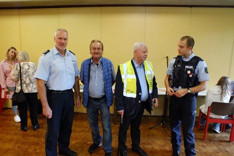 Polizei und Seniorensicherheitsberatung , #NMDO-Präventionakampagne.