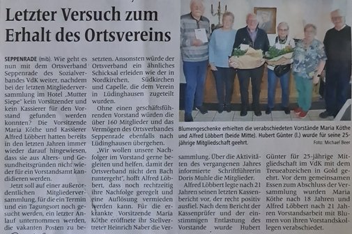 Jahreshauptversammlung