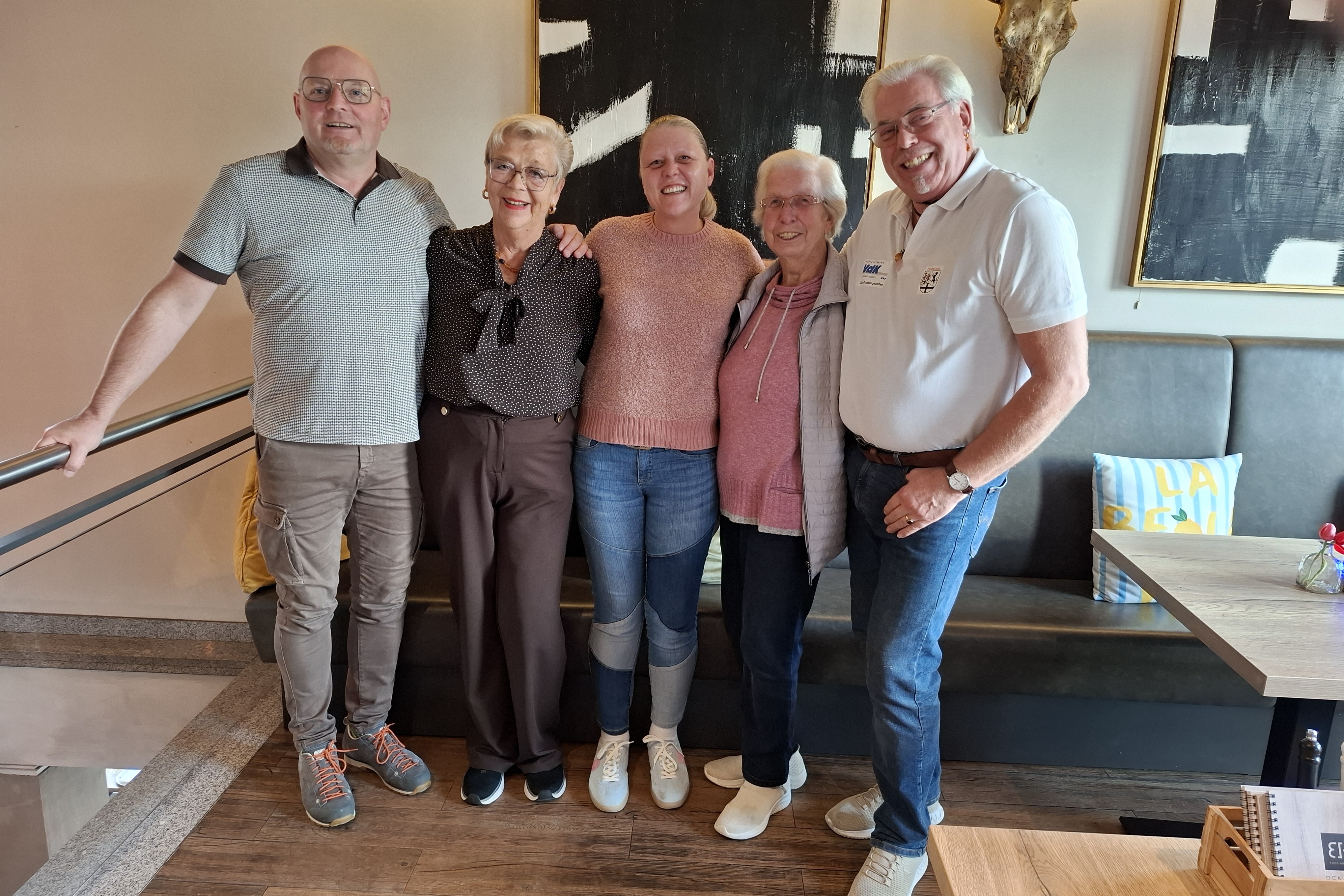 VdK Ortsverband Delbrück, Unser aktueller Vorstand Gruppenfoto der Vorstandsmitglieder des Ortsverbands Dellbrück