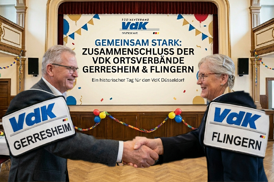 Vorstand des OV Gerresheim: Von links: Ralf Holzberg: Beisitzer Anke Holzberg: Schriftführerin Gerd Naschke: Stellv. Vorsitzender Helga Falivene: Beisitzerin und Beauftragte der Frauen Signe Heusch-Mißmahl: stellv. Schriftführerin OV Gerresheim