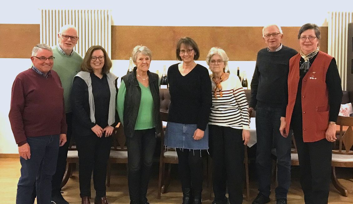 Gruppenfoto des Vorstandes des Ortsverbandes Langenberg