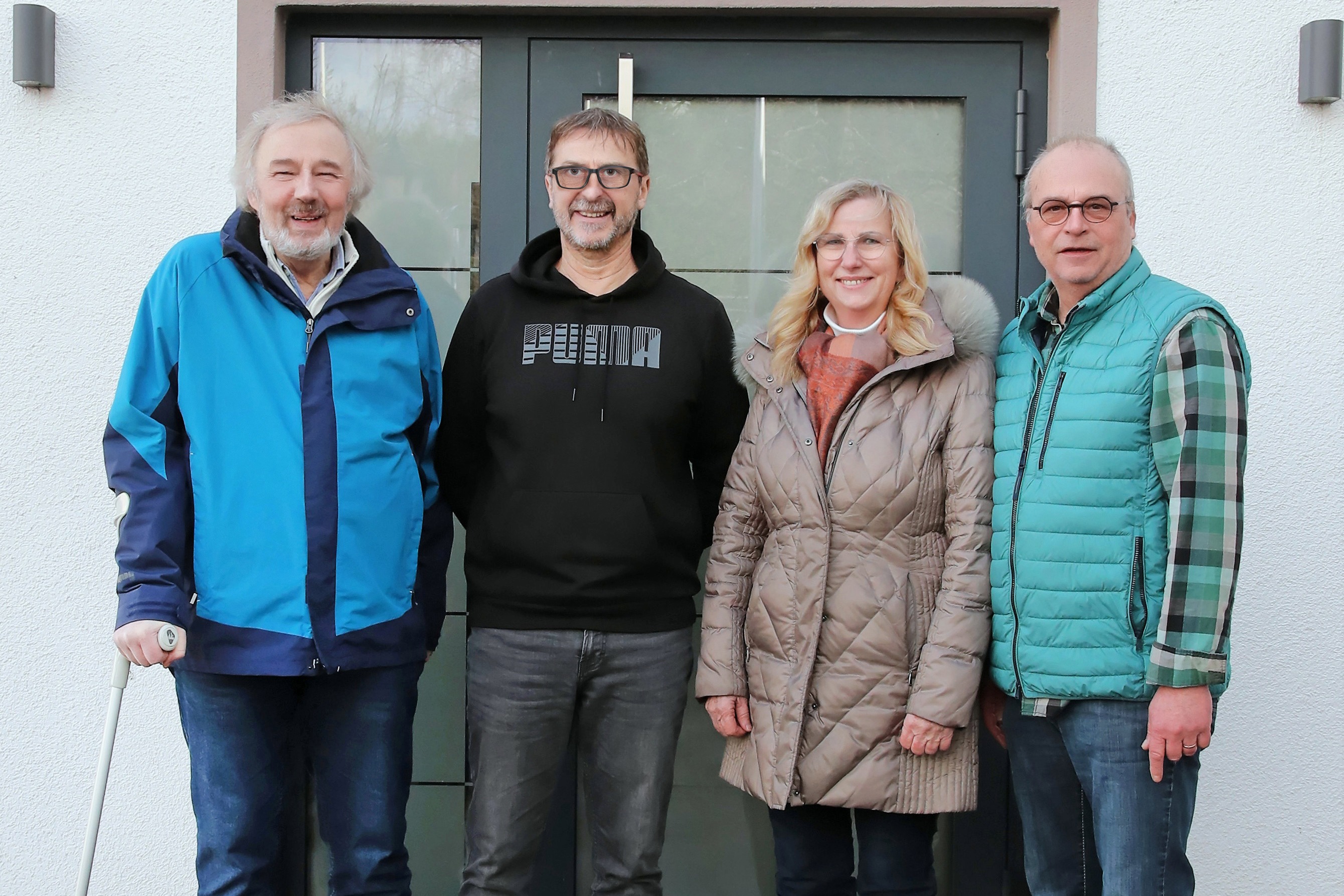 Vorstand OV Berge v. links: Alexander Schneider, Andreas Vollmer, Ute Lorbeer, Klaus Korte