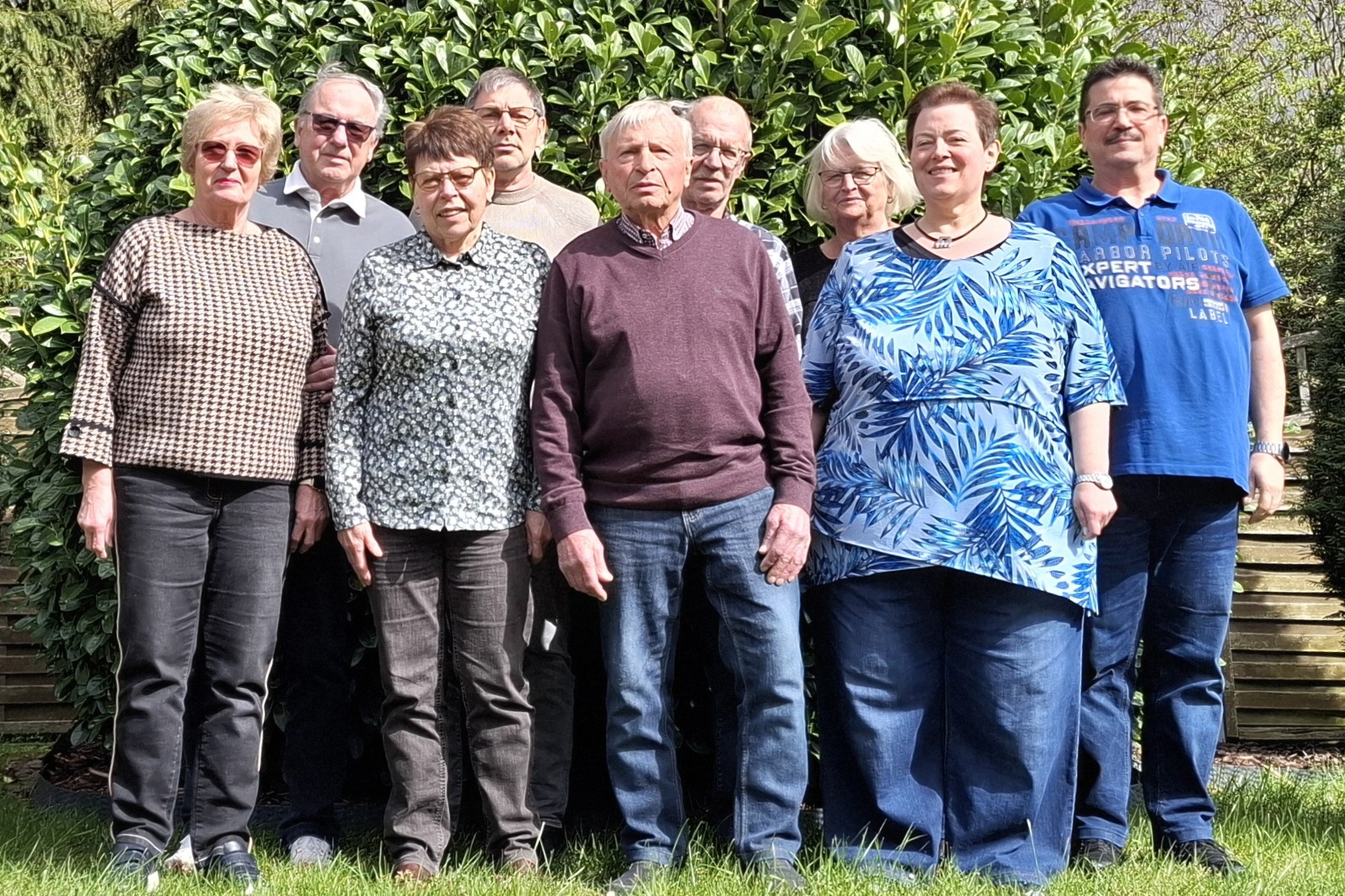 Das Bild zeigt den Vorstand des Ortsverbands Siersdorf