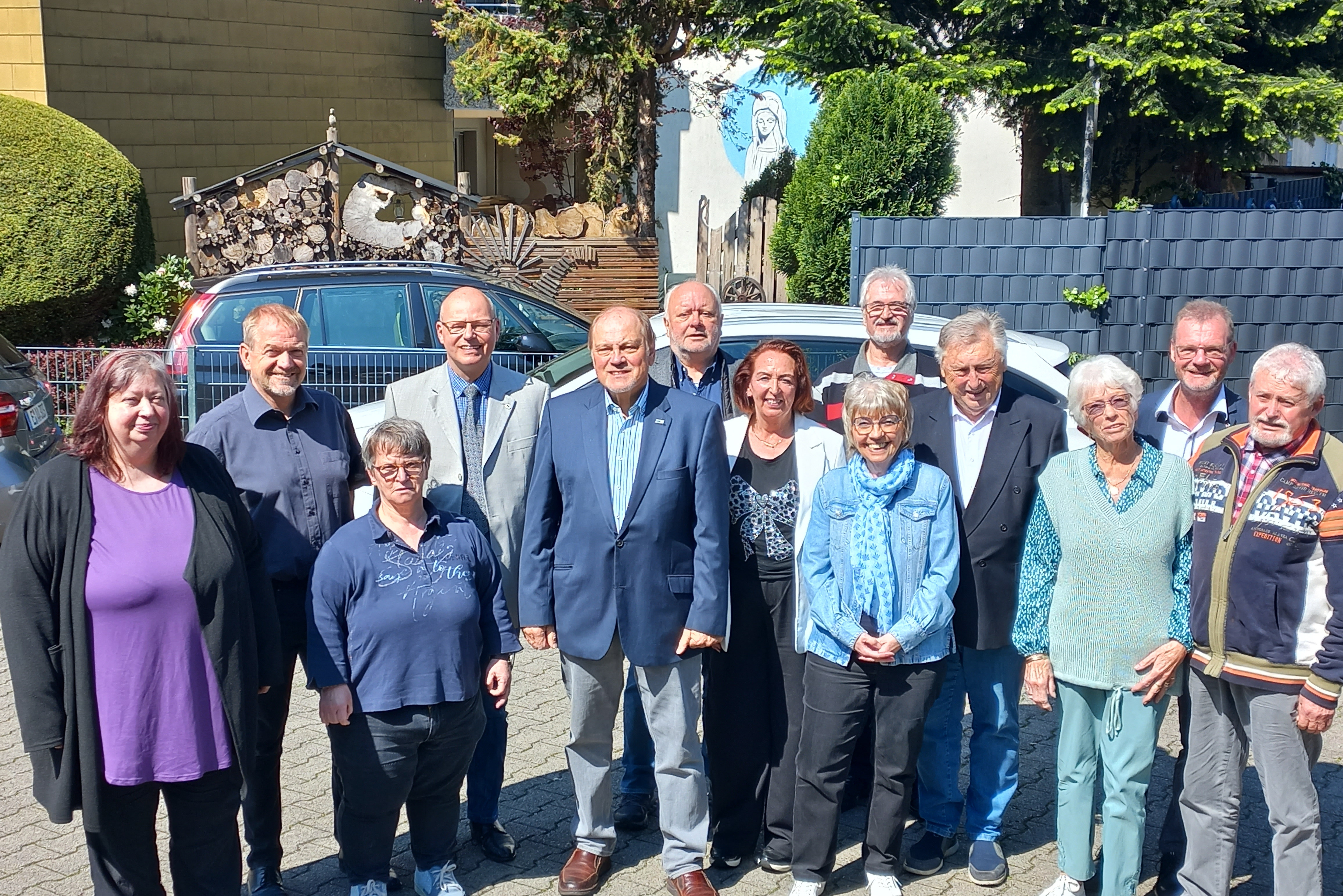 KV Vorstand, Revisoren und Josef Weiner ( LV Schatzmeister) Vorstand und Revisoren