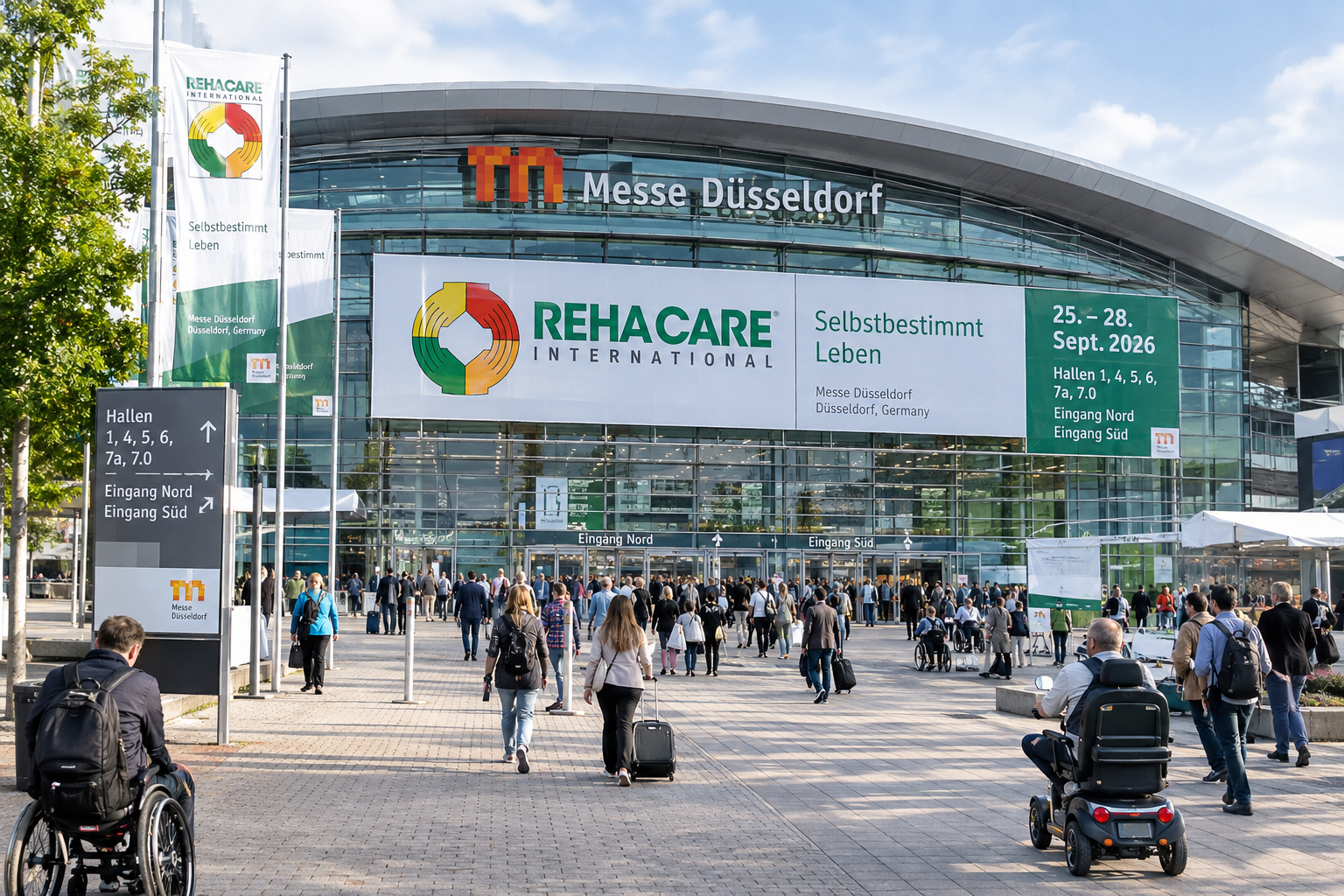 Eingang Messe D&uuml;sseldorf