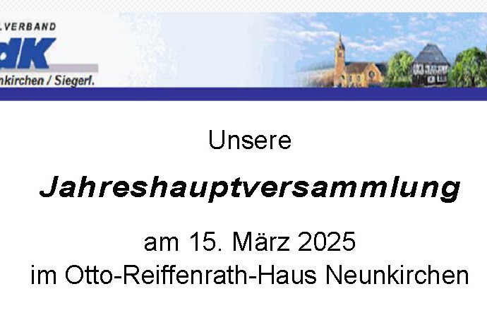 Unsere Jahreshauptversammlung 2025