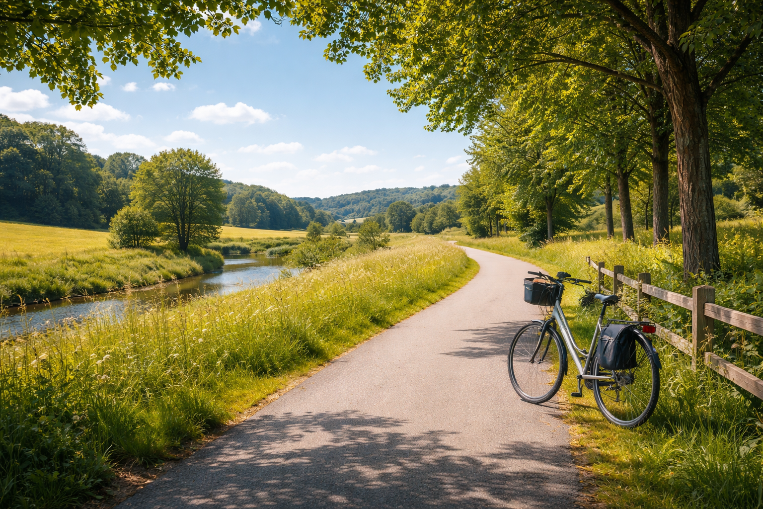 L&auml;ndlicher Radweg