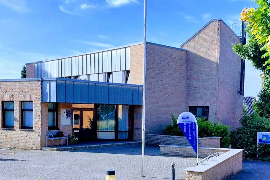 Eingangsbererich des Gemeindezentrums