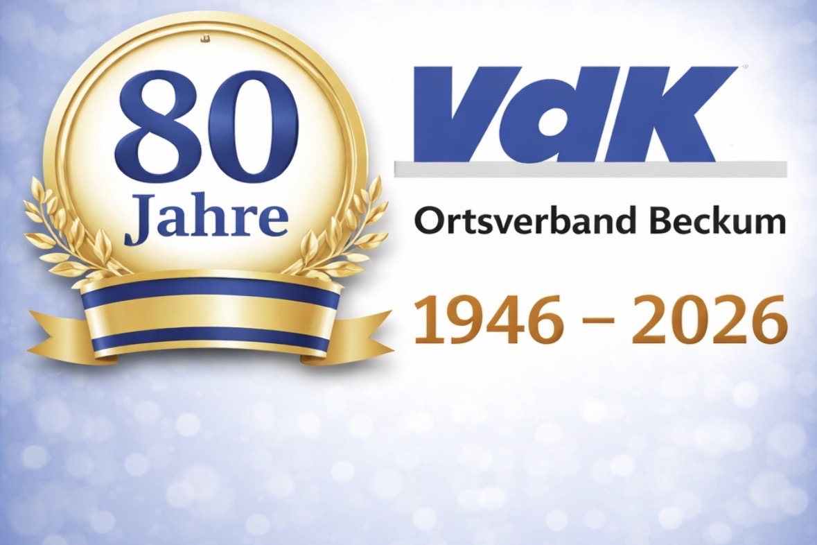 80 Jahre VdK Ortsverband Beckum 80 Jahre VdK Ortsverband Beckum