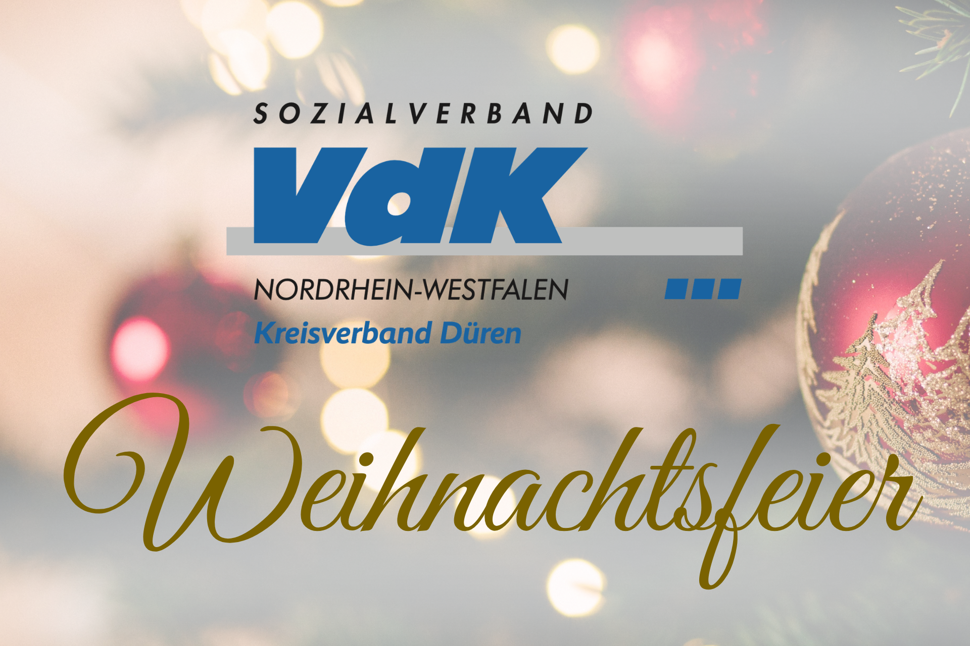 Aufmacherbild der Weihnachtsfeier