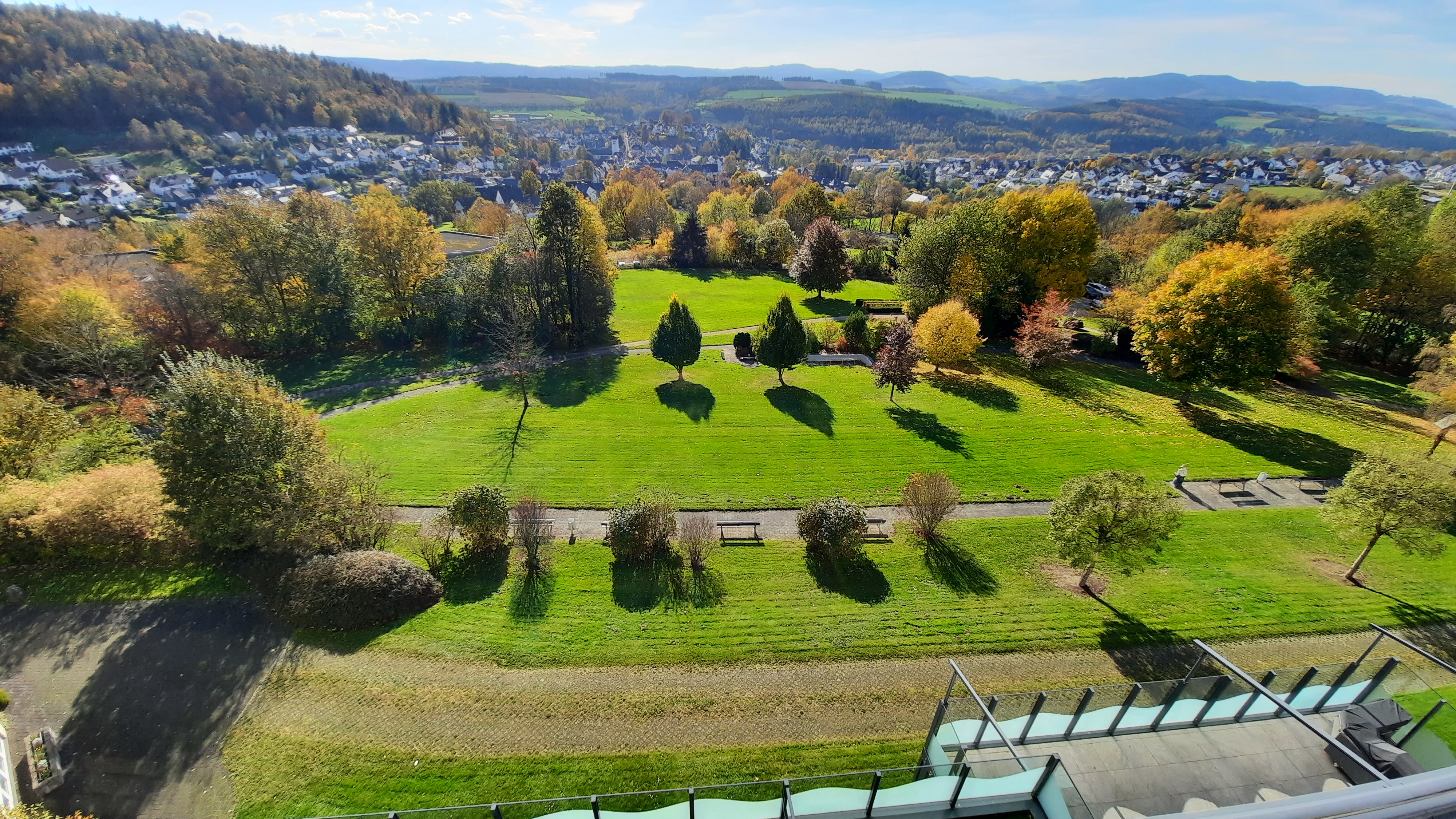 Ausblick vom Hotel