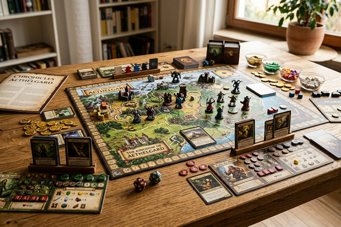 Ein Brettspiel Ein Brettspiel Ki generiert