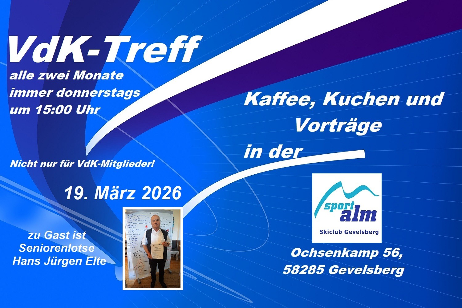 VdK Treff Seniorenlotse Hans-J&uuml;rgen Elte