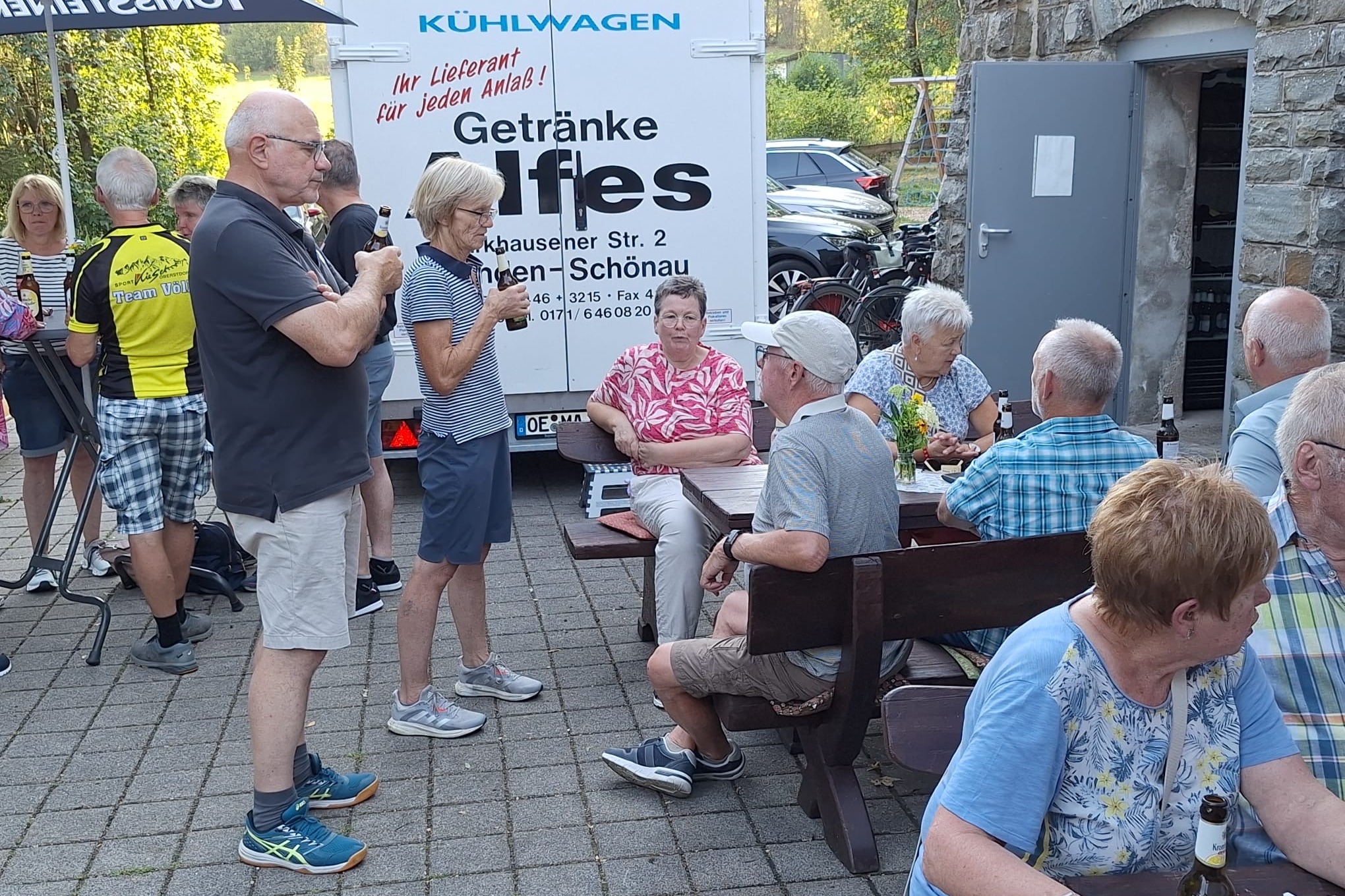 Blick auf den Vorplatz des SGV-Heimes in der Stemmicke Blick auf den Vorplatz des SGV-Heimes in der Stemmicke