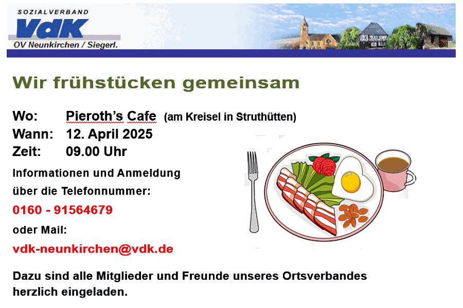 Wir frühstücken gemeinsam Wir frühstücken gemeinsam